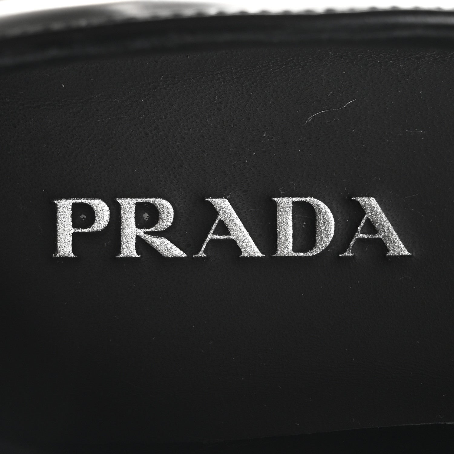 Prada Spazzolato Loafers 37.5 Black 9 of 10