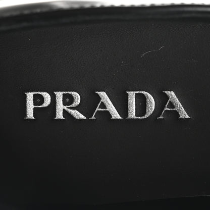 Prada Spazzolato Loafers 37.5 Black 9 of 10