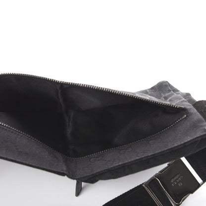 Gucci GG Monogram Double Pocket Belt Bag Black 4 of 7