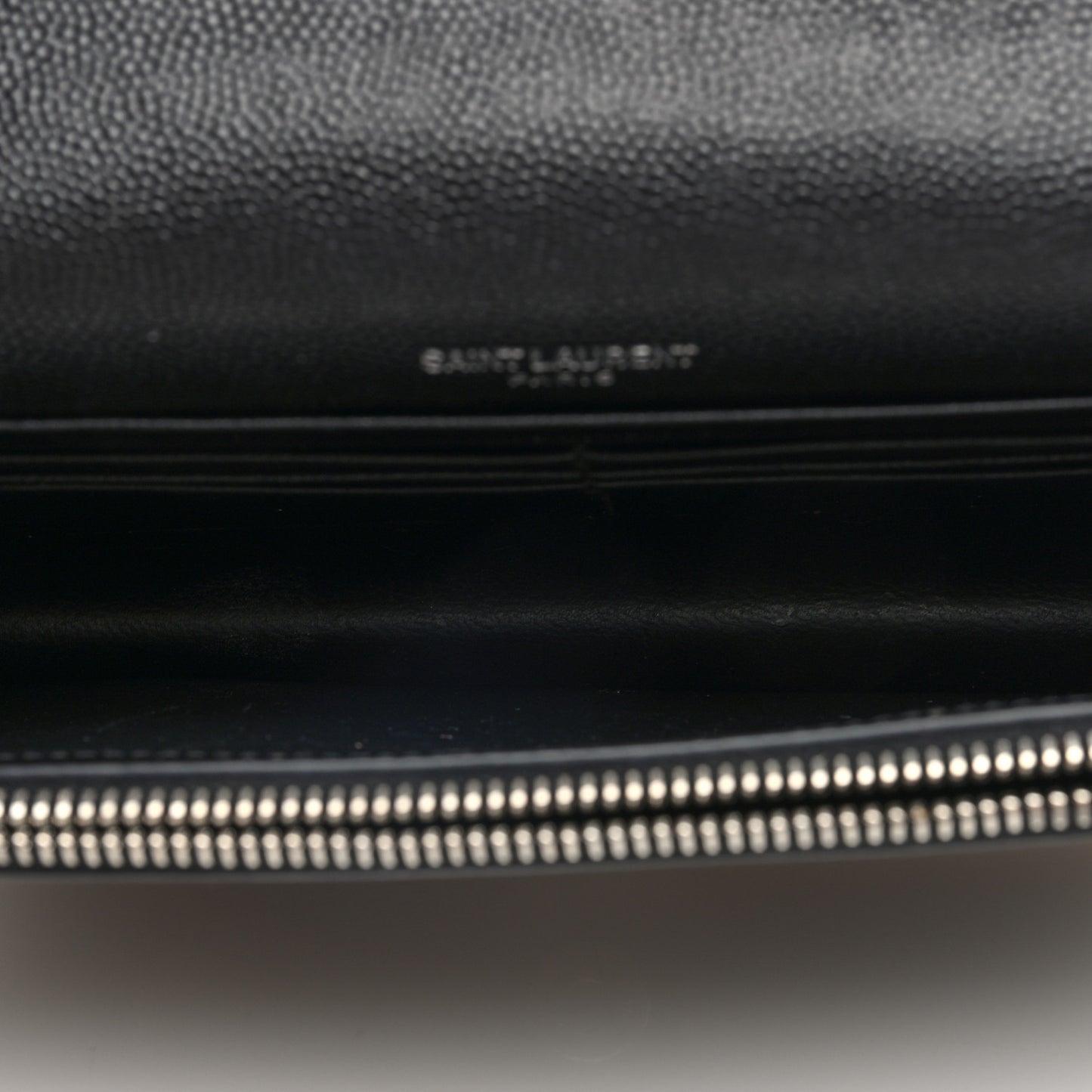 Grain De Poudre Classic Monogram Kate Tassel Chain Wallet Black