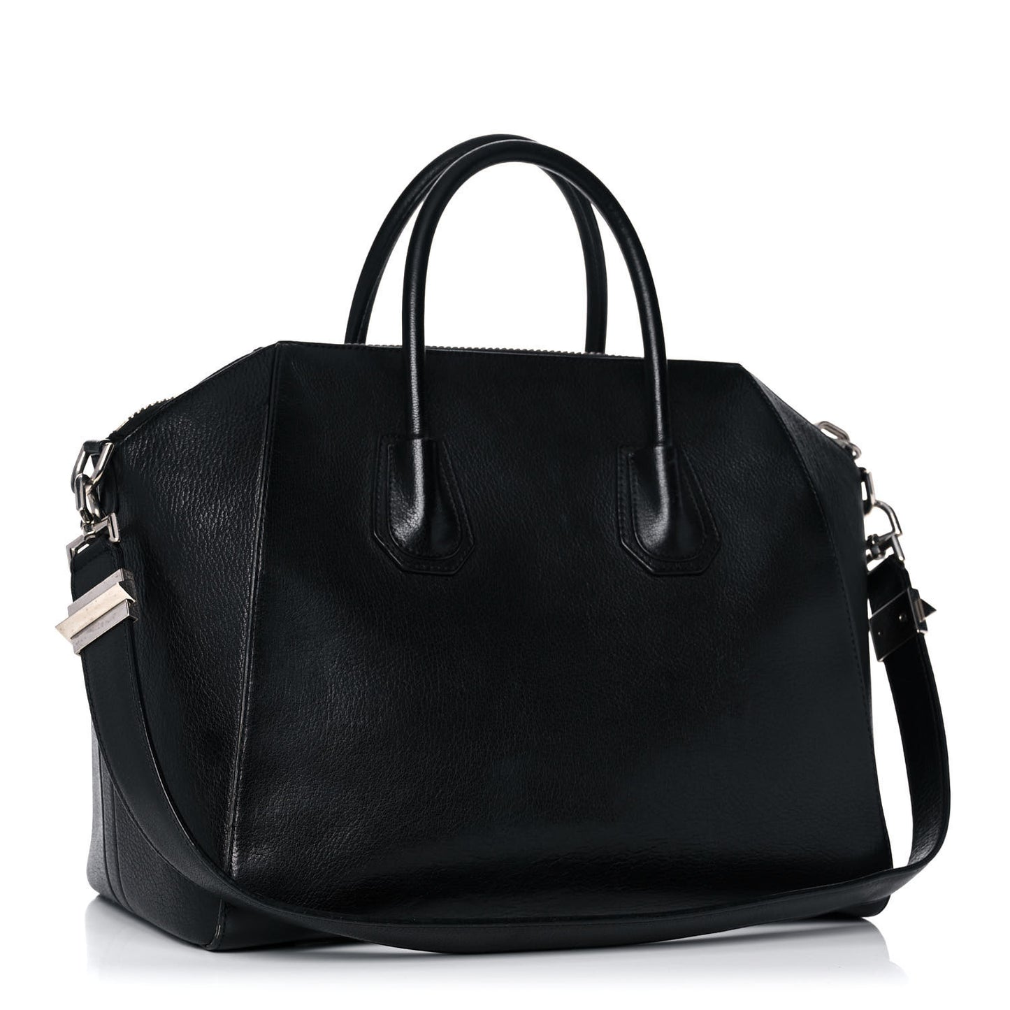 Sugar Goatskin Medium Antigona Black