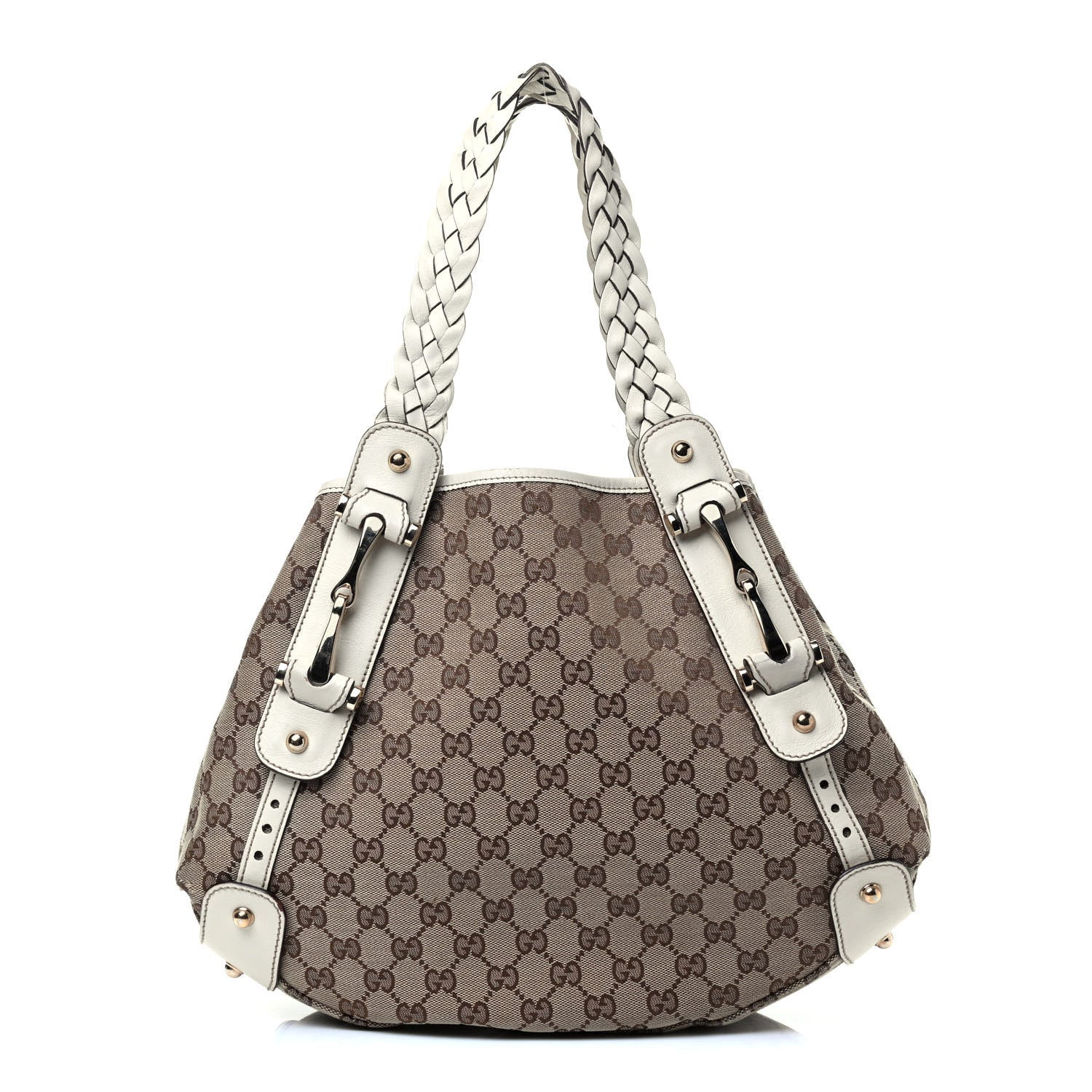 Gucci Monogram Pelham Shoulder Bag Off White 1 of 4