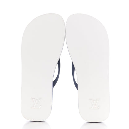 Louis Vuitton Rubber Mens Molitor Thong Sandals 10 Marine 5 of 7