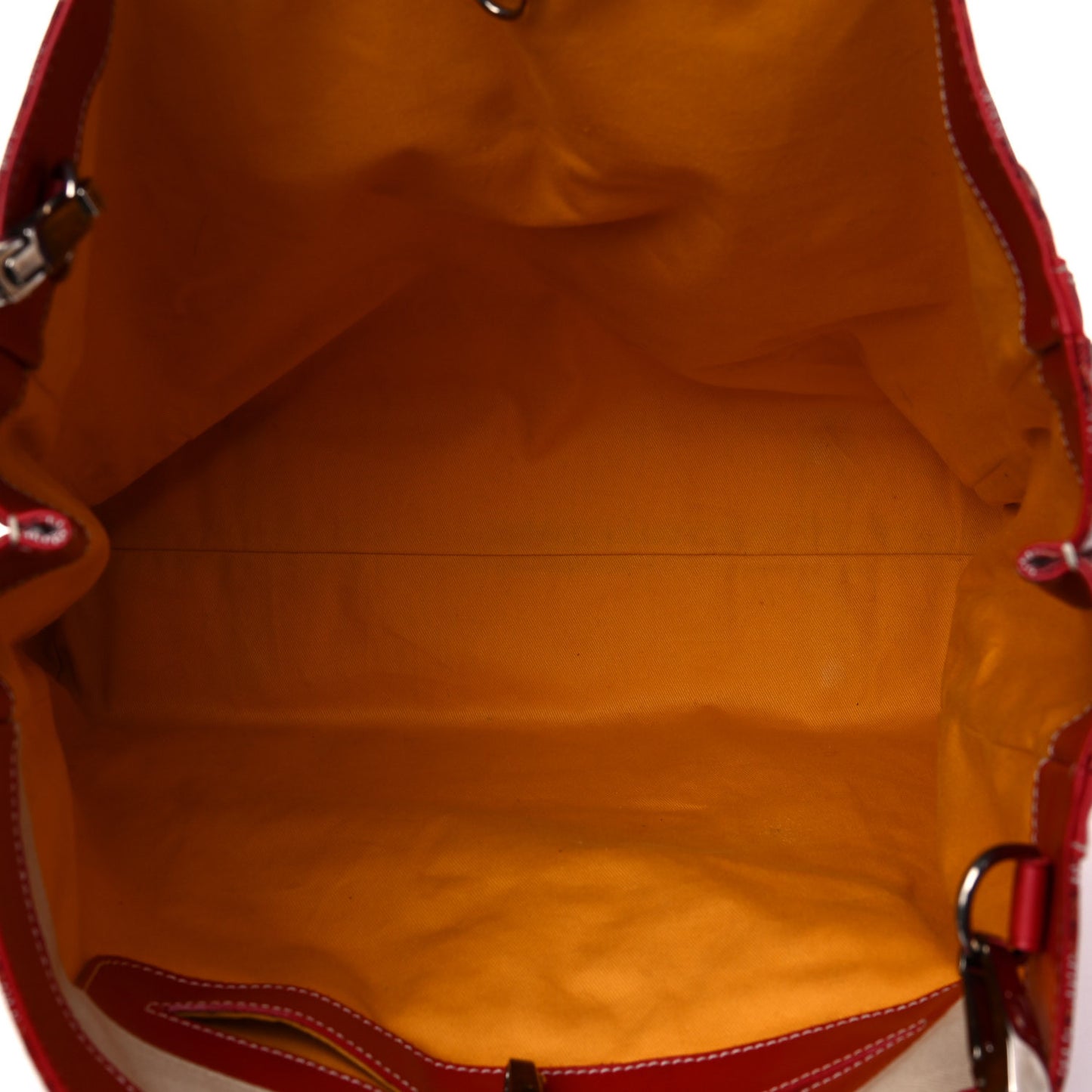 Goyardine Voltaire Tote Red