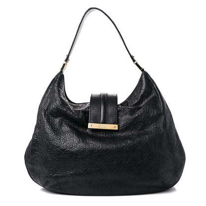 Gucci Guccissima Large New Ladies Web Hobo Black 1 of 14