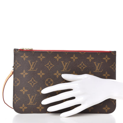 Louis Vuitton Monogram Neverfull MM GM Pochette Cherry 2 of 8