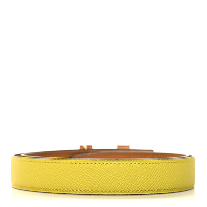 Hermes Swift Epsom 24mm Mini Constance H Belt 75 30 Sesame Lime 2 of 5