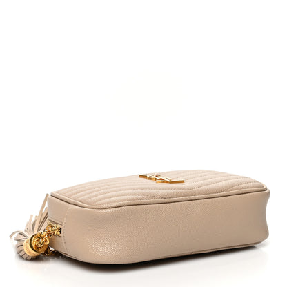 Saint Laurent Grain De Poudre Matelasse Monogram Mini Lou Camera Bag New Powder 4 of 6