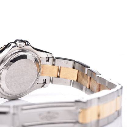 Rolex Stainless Steel 18K Yellow Gold 29mm Oyster Perpetual Date Yacht-Master Watch Champagne 169623 7 of 9
