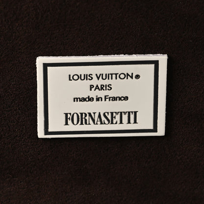 Louis Vuitton X FORNASETTI Calfskin Architettura Petite Boite Chapeau White Black 6 of 9