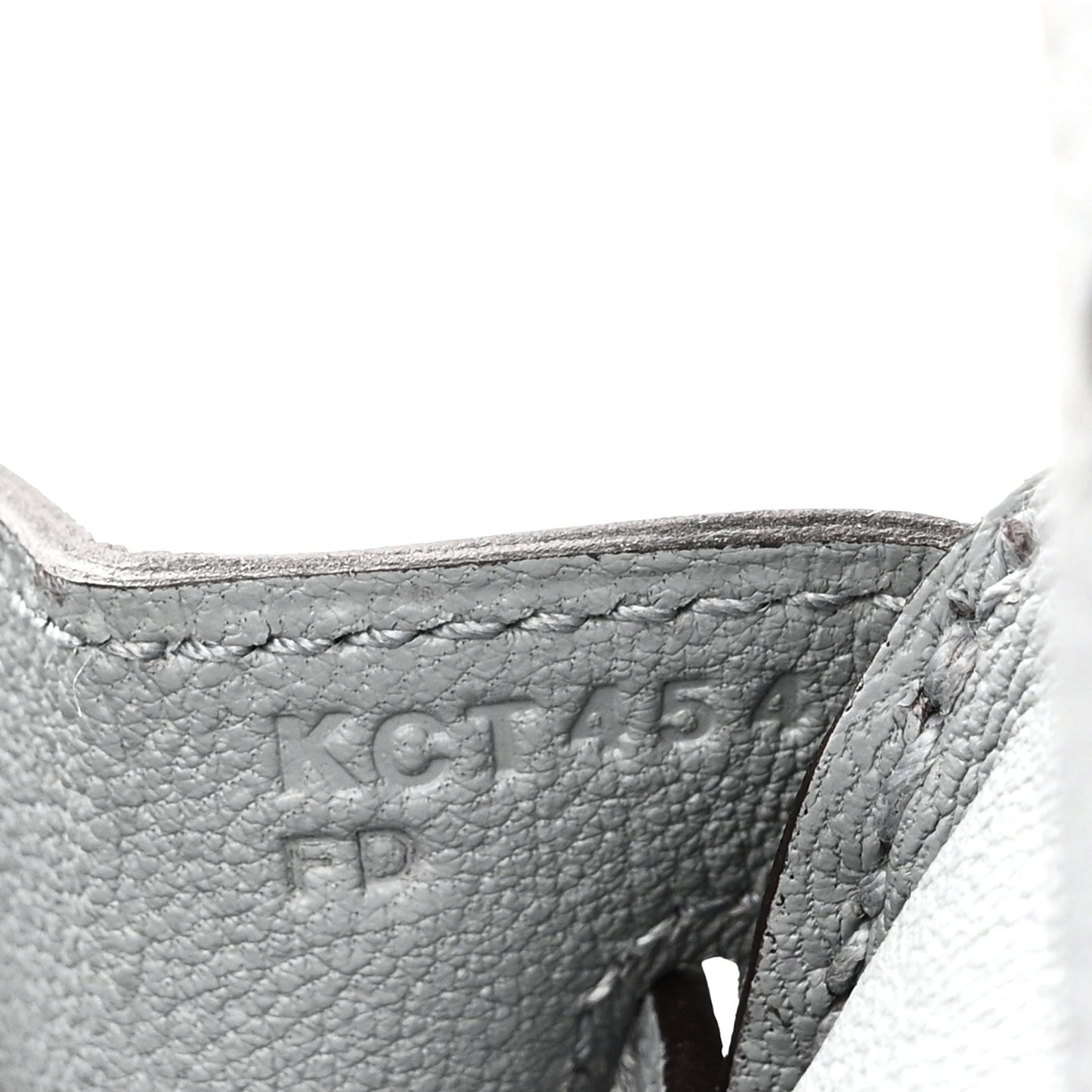 Togo Birkin 25 Gris Pantin