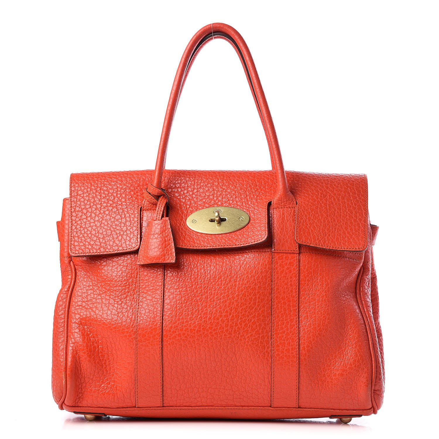 Mulberry Shiny Grain Bayswater Flame 1 of 17