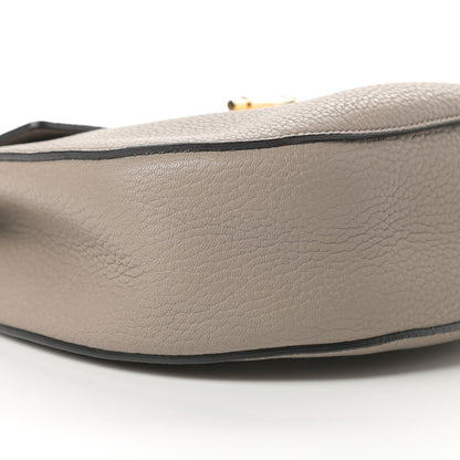 Chloe Grained Lambskin Drew Shoulder Bag Motty Grey 8 of 9