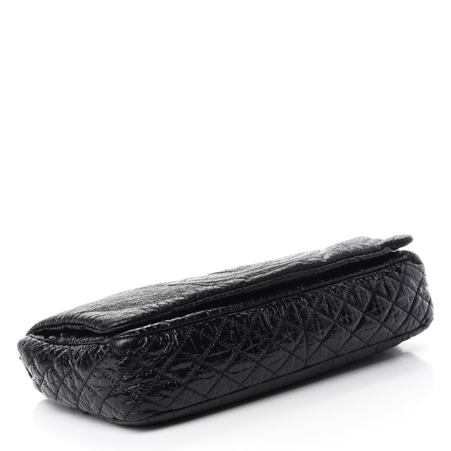 Chanel Vinyl Medium Rock and Chain Flap Black 4 of 10
