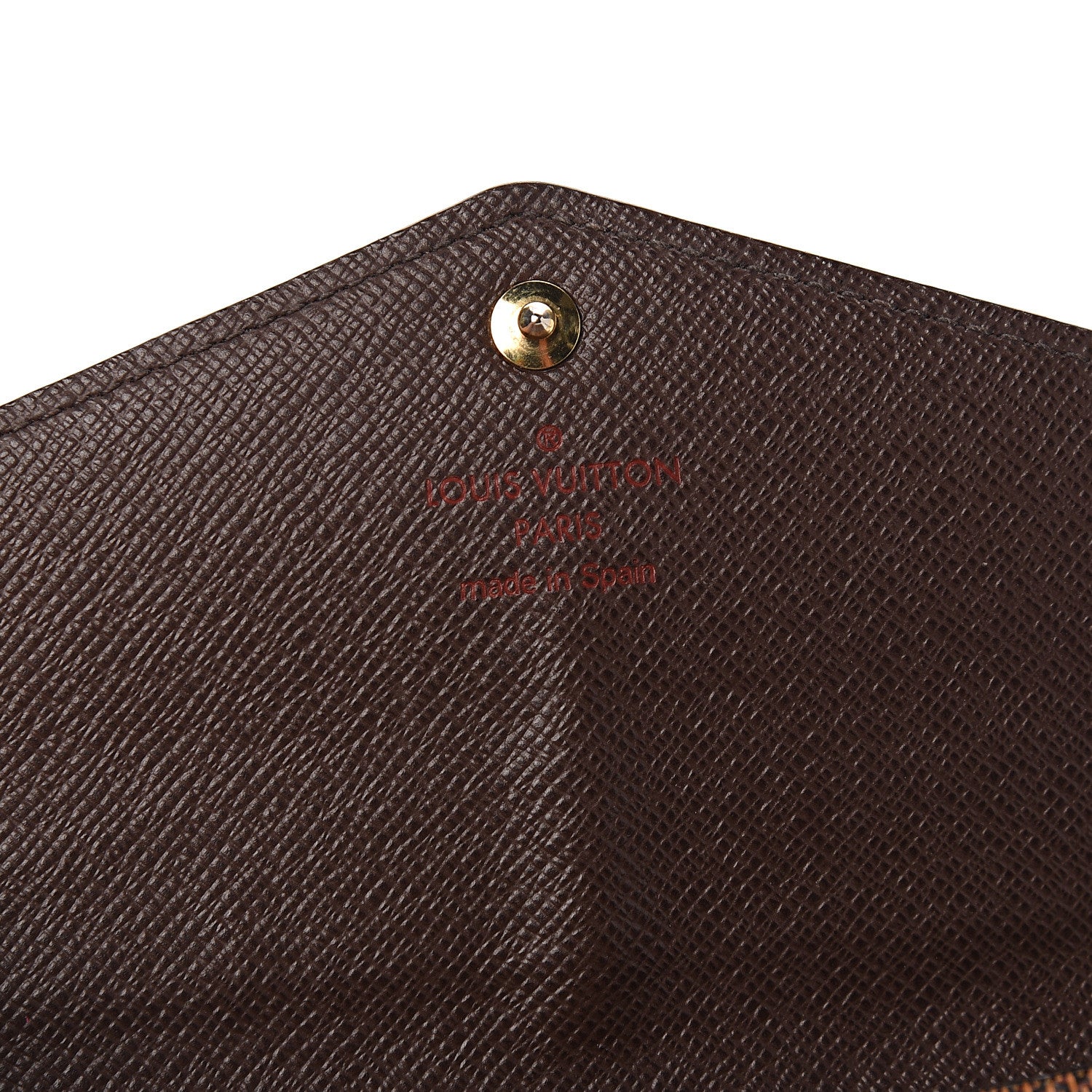 Louis Vuitton Damier Ebene Sarah Wallet NM 5 of 9