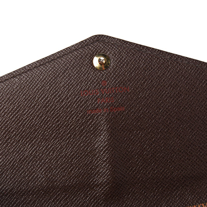Louis Vuitton Damier Ebene Sarah Wallet NM 5 of 9