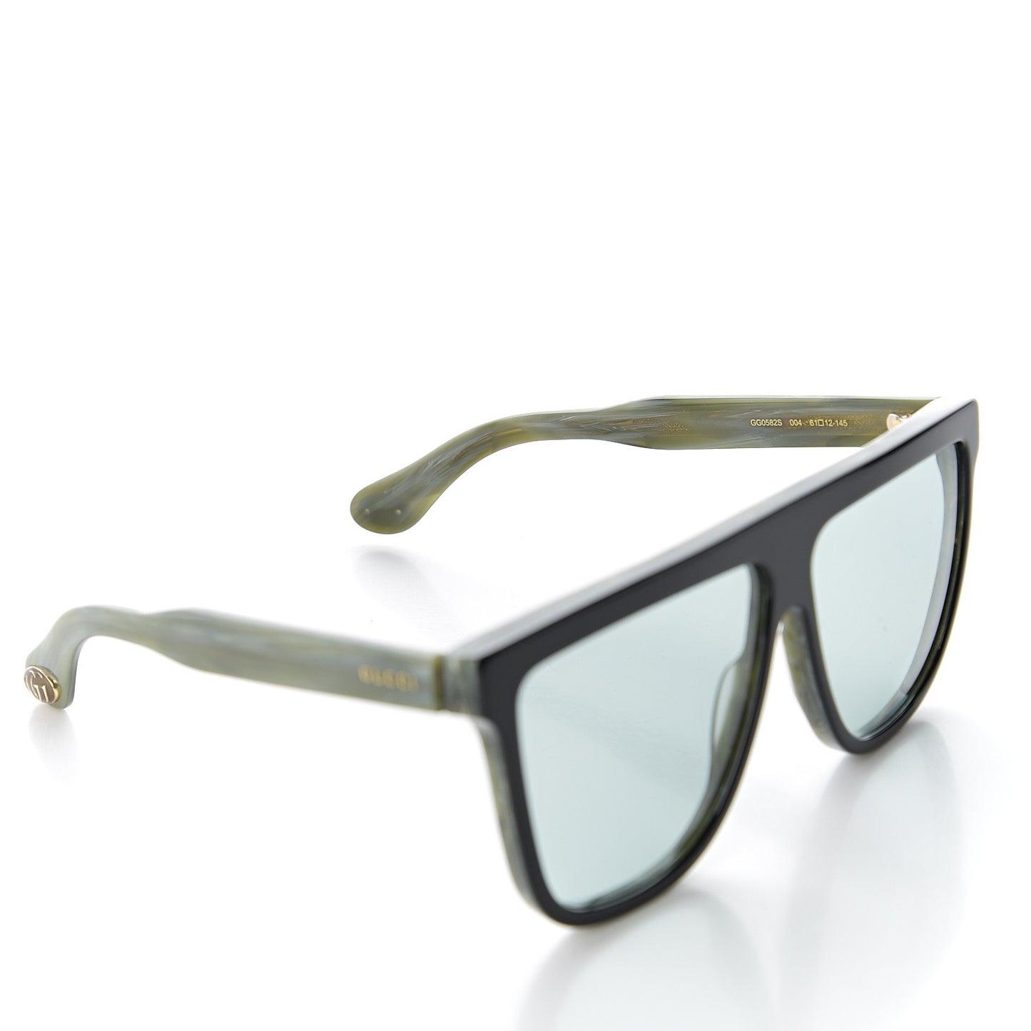 Acetate Aviator Sunglasses GG0582S Green