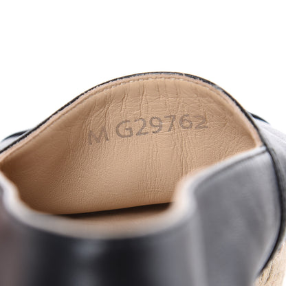 Chanel Lambskin CC Espadrilles 35 Black 9 of 11