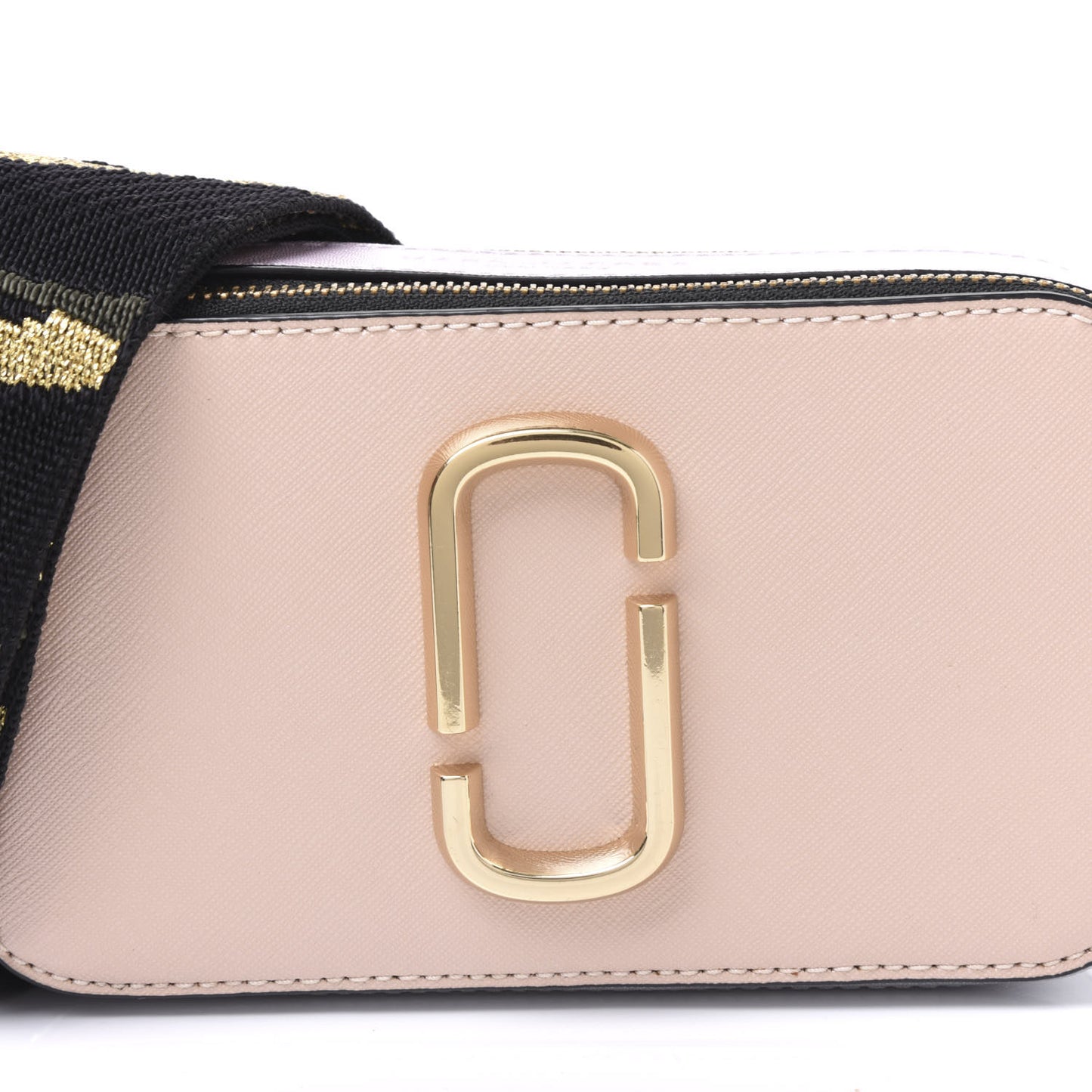 Saffiano Small Snapshot Camera Bag Pink Multicolor
