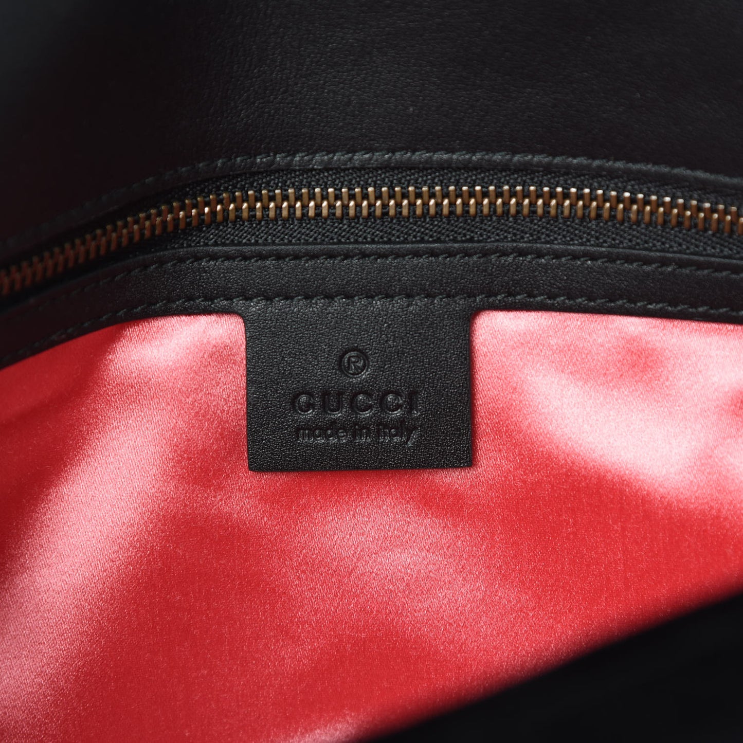 Velvet Matelasse Small GG Marmont Shoulder Bag Black