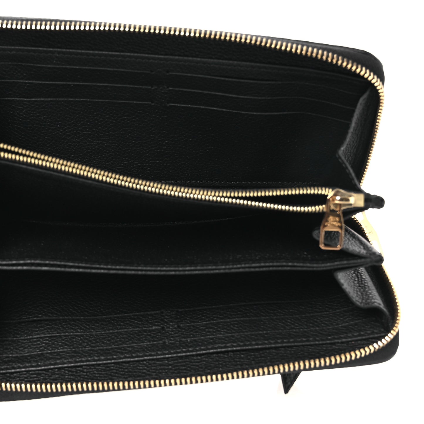 Empreinte Monogram Giant Zippy Wallet Black Beige
