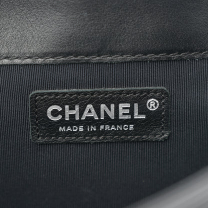Chanel Calfskin Enchained New Medium Boy Flap Black 6 of 12