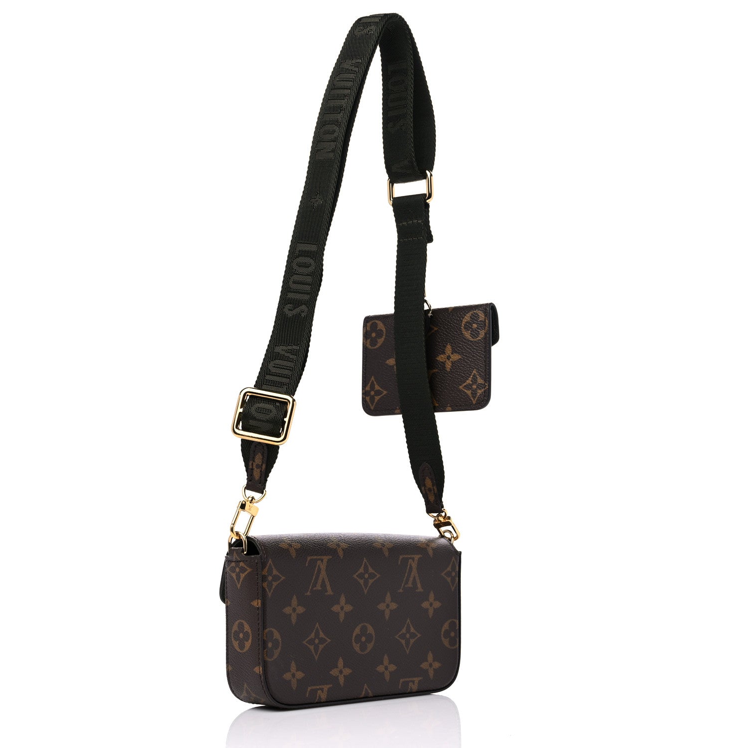 Louis Vuitton Monogram Felicie Strap & Go Kaki 3 of 10
