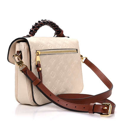 Louis Vuitton Empreinte Braided Pochette Metis Creme Beige Caramel 3 of 10