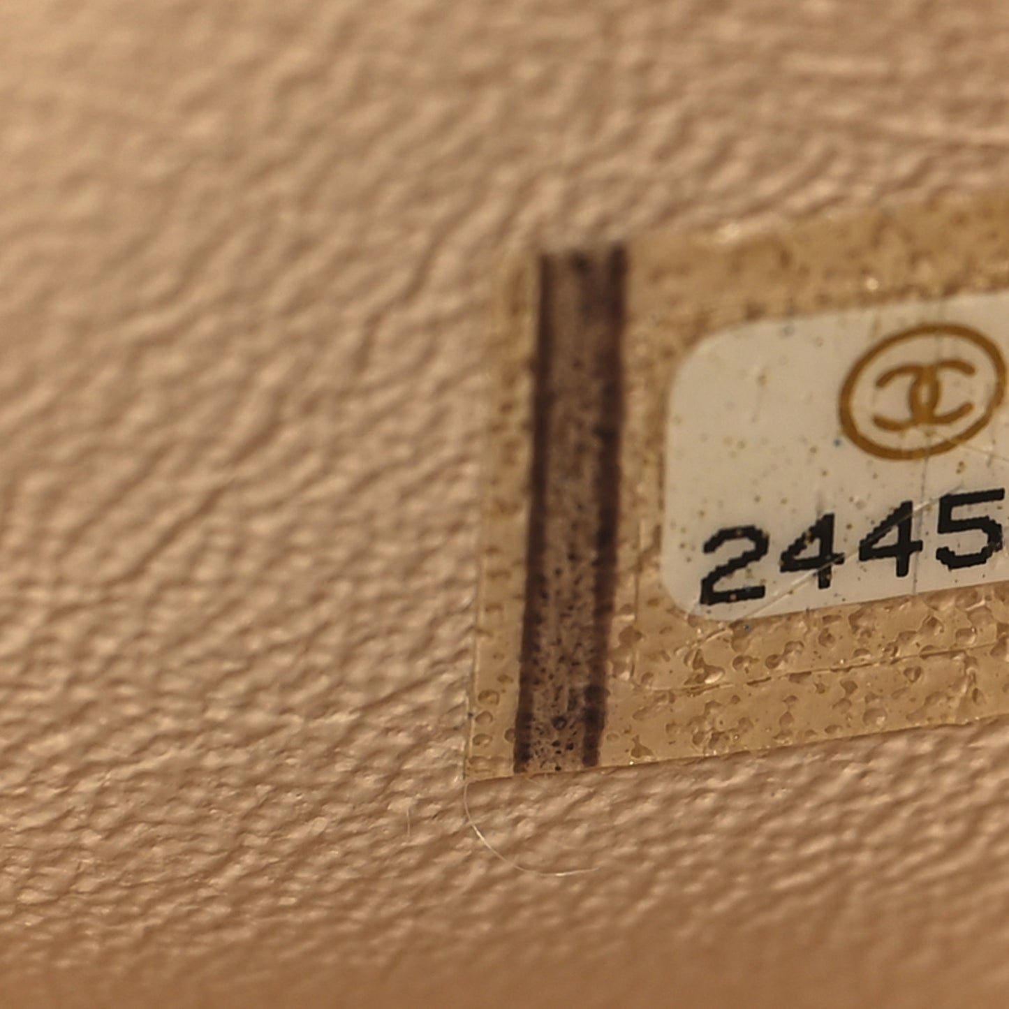 Caviar Quilted Jumbo Double Flap Beige