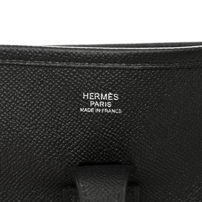 Hermes Epsom Evelyne III PM Black 6 of 10