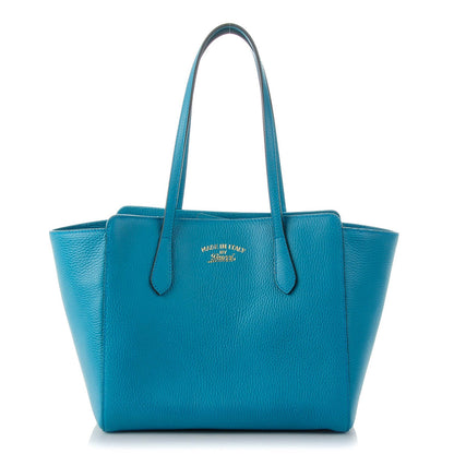 Gucci Dollar Calfskin Small Swing Tote Deep Cobalt 1 of 6