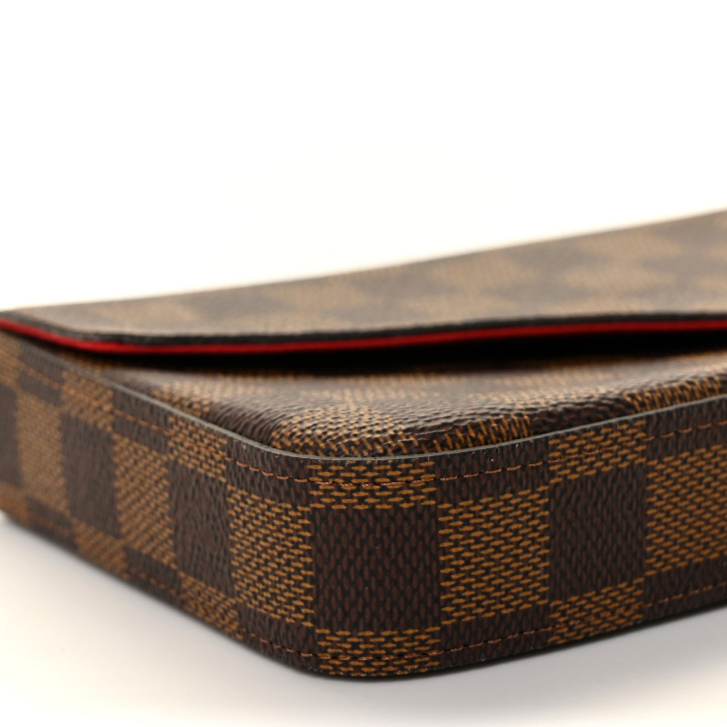 Damier Ebene Pochette Felicie Chain Wallet