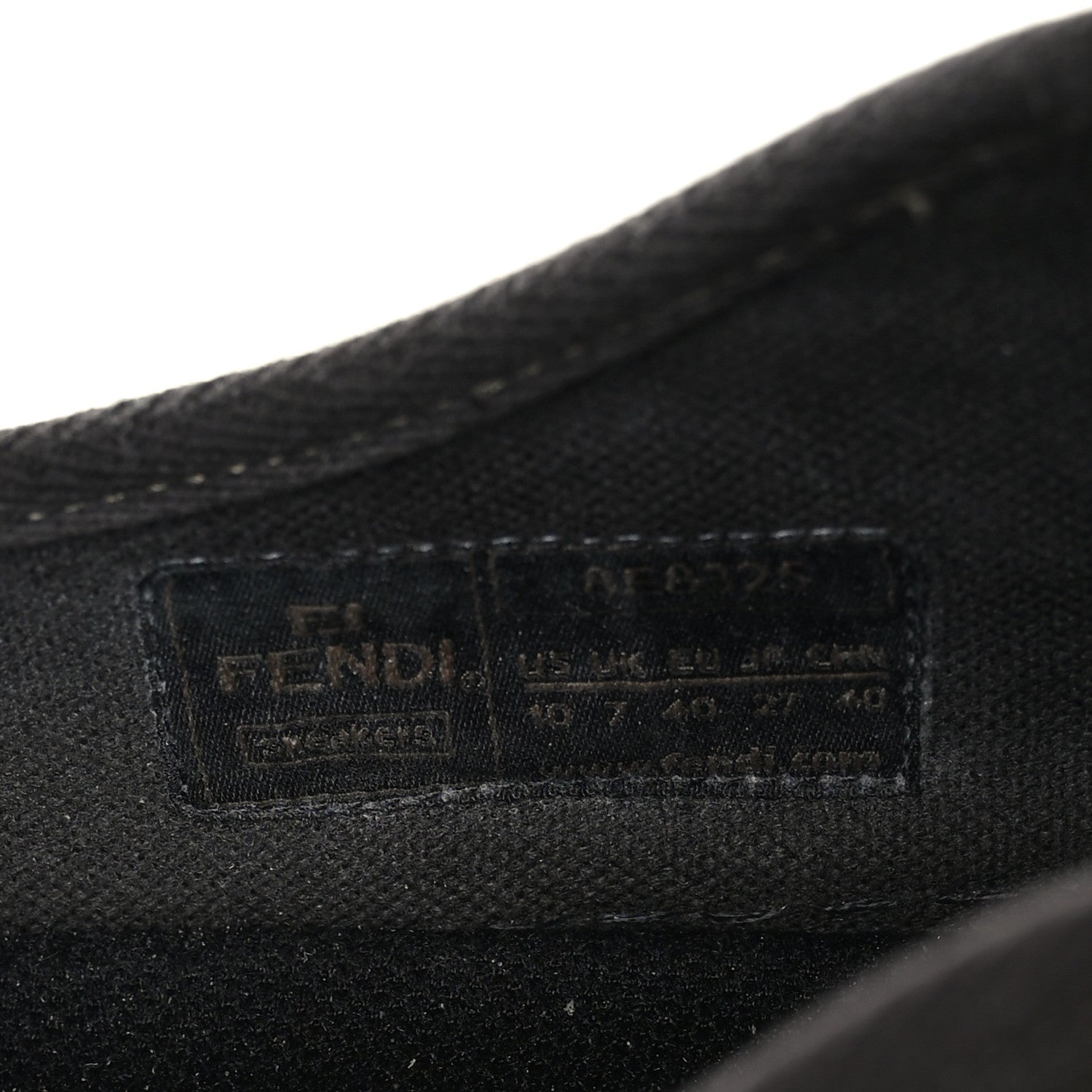 Fendi Fabric Jacquard FF Womens Domino Low Top Sneakers 40 Tobacco 6 of 8