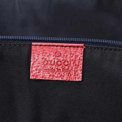 Gucci Monogram Abbey Tote Navy Red 6 of 10