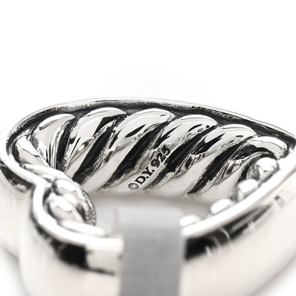 David Yurman Sterling Silver Open Heart Cable Charm Enhancer Pendant 3 of 3