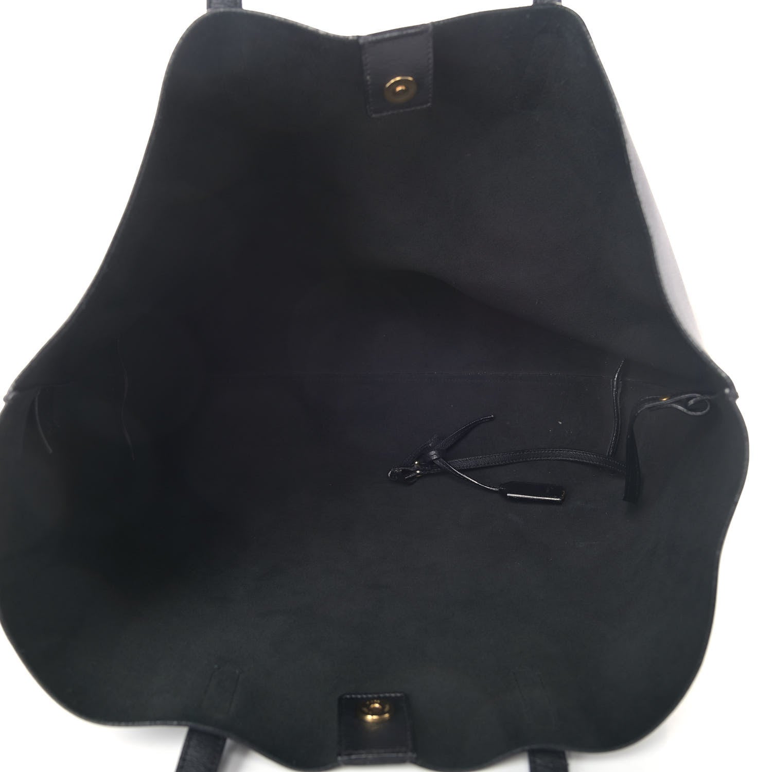 Saint Laurent Calfskin Large Shopping Tote Black 4 of 9