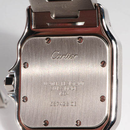 Cartier Stainless Steel 29mm Santos De Galbee Quartz Watch 4 of 7