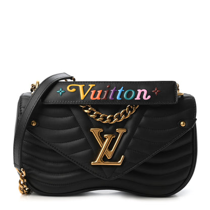 Louis Vuitton Calfskin New Wave Chain MM Black 1 of 3