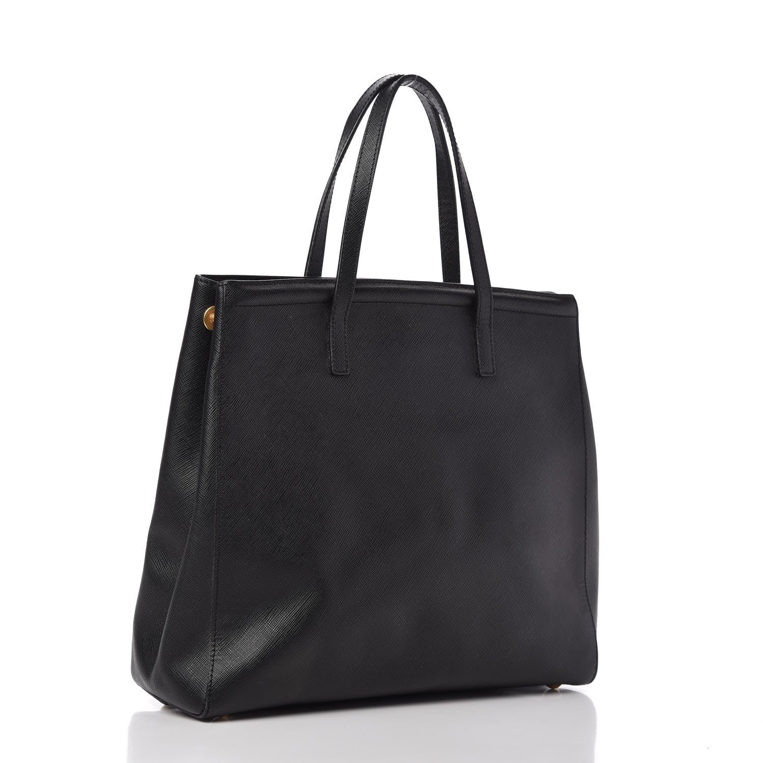 Prada Saffiano Soft Tote Black 3 of 10