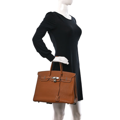 Hermes Togo Birkin 35 Gold 2 of 13