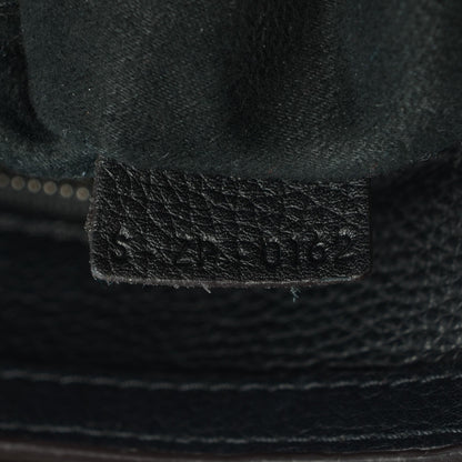 Celine Drummed Calfskin Nano Luggage Black 7 of 8