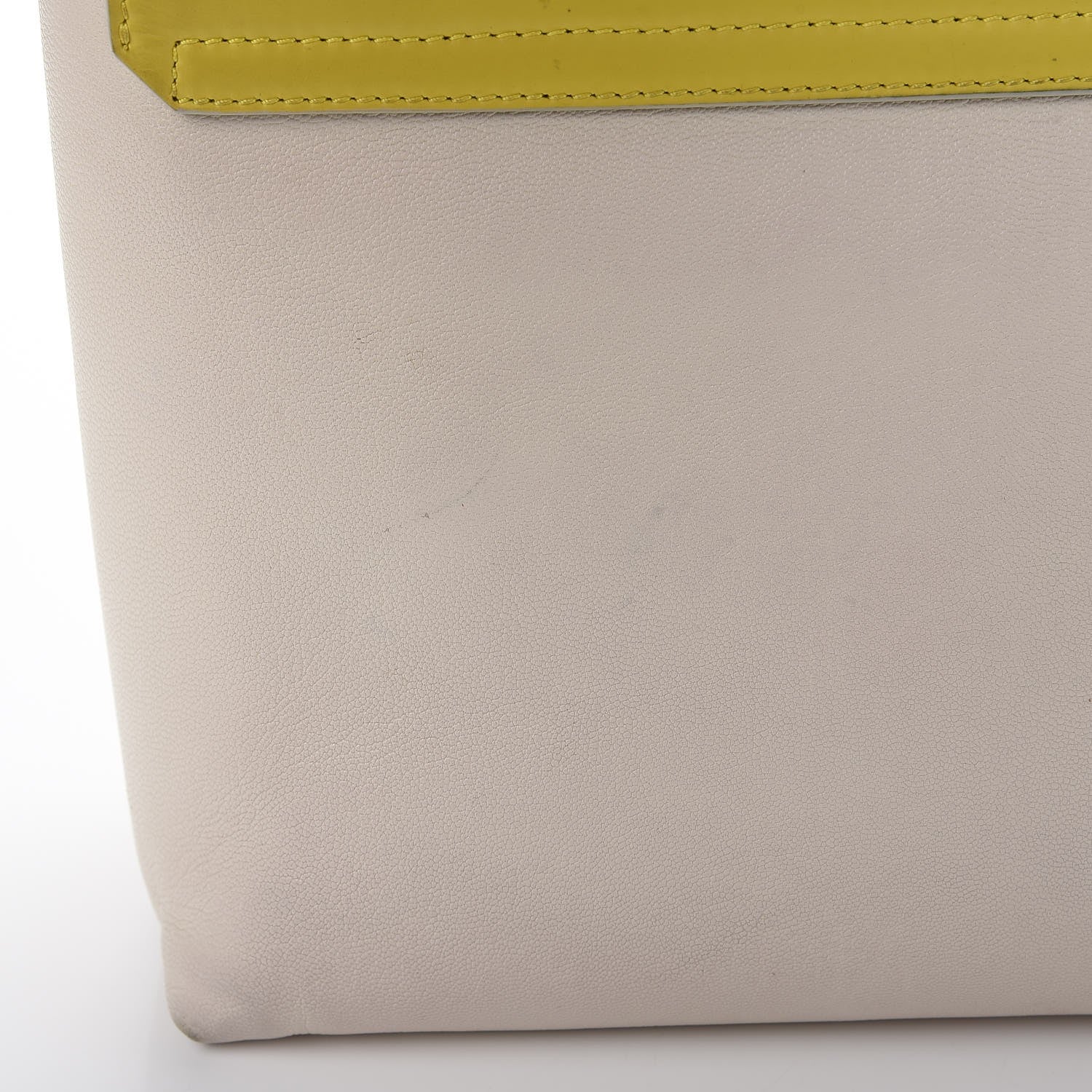 Lanvin Goatskin Happy Edgy Medium Jaune White 11 of 18