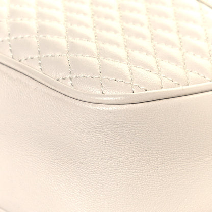 Saint Laurent Lambskin Quilted Victoire Camera Bag Blanc Vintage 11 of 15