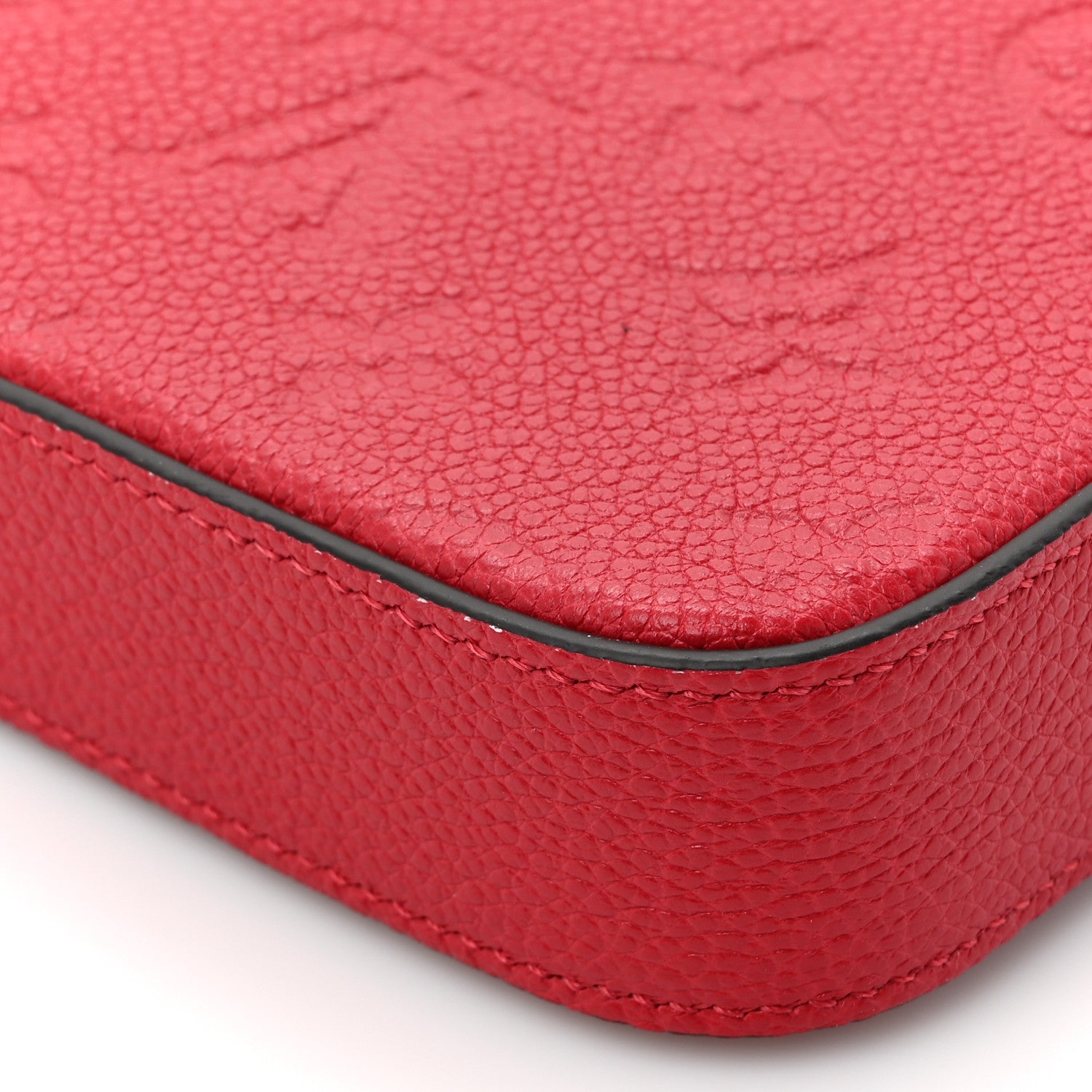 Louis Vuitton Empreinte Pochette Felicie Chain Wallet Scarlet 11 of 12