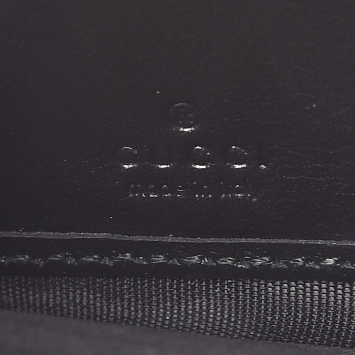 Apollo Calfskin GG Dadini Embroidered Zip Around Wallet Black