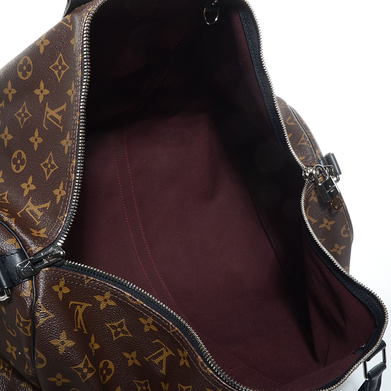 Louis Vuitton Monogram Macassar Keepall Bandouliere 55 6 of 8