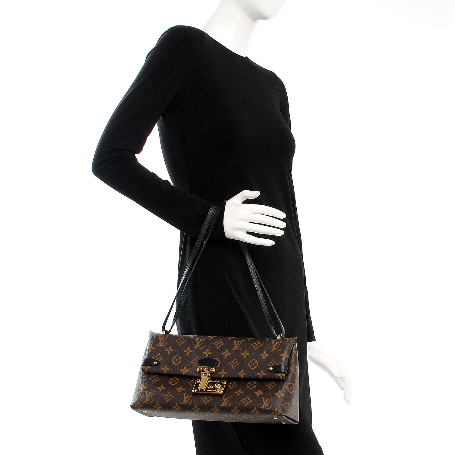 Louis Vuitton Monogram Sac Toblerone PM Black 2 of 9