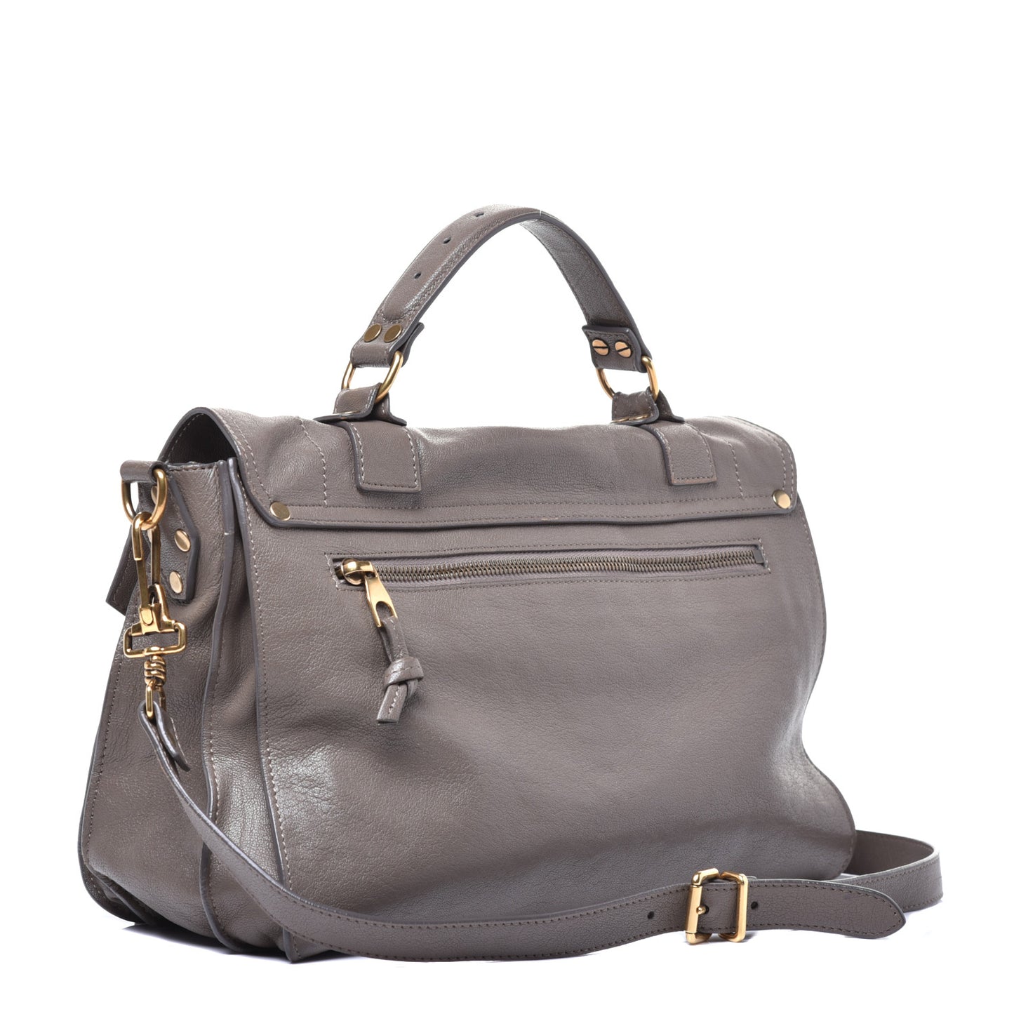Lambskin Large PS1 Satchel Smoke