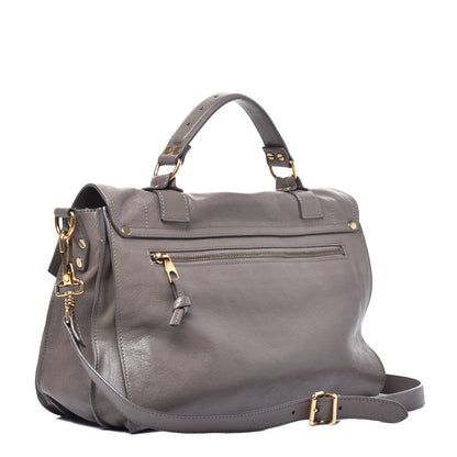 Proenza Schouler Lambskin Large PS1 Satchel Smoke 3 of 9