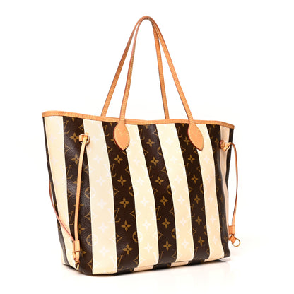 Louis Vuitton Monogram Rayures Neverfull MM 3 of 18